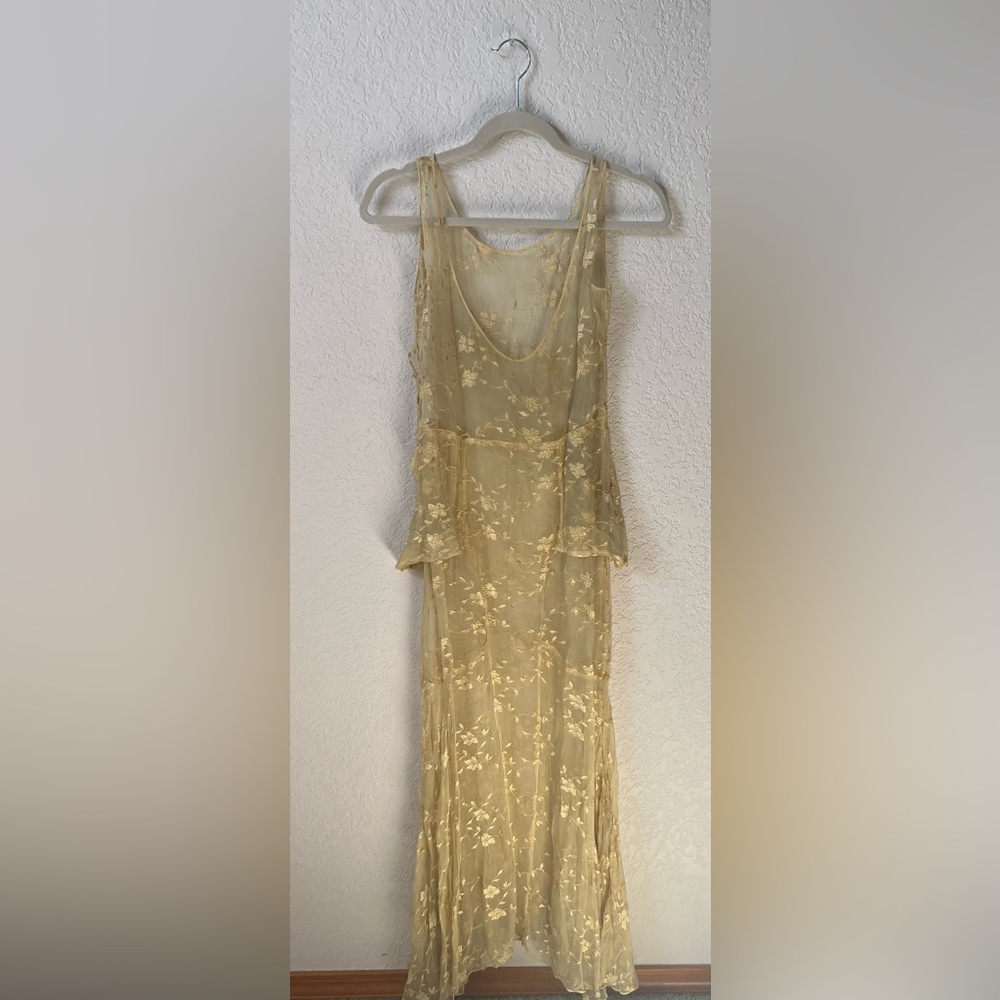 1920s/1930s Antique Silk Slip Dress